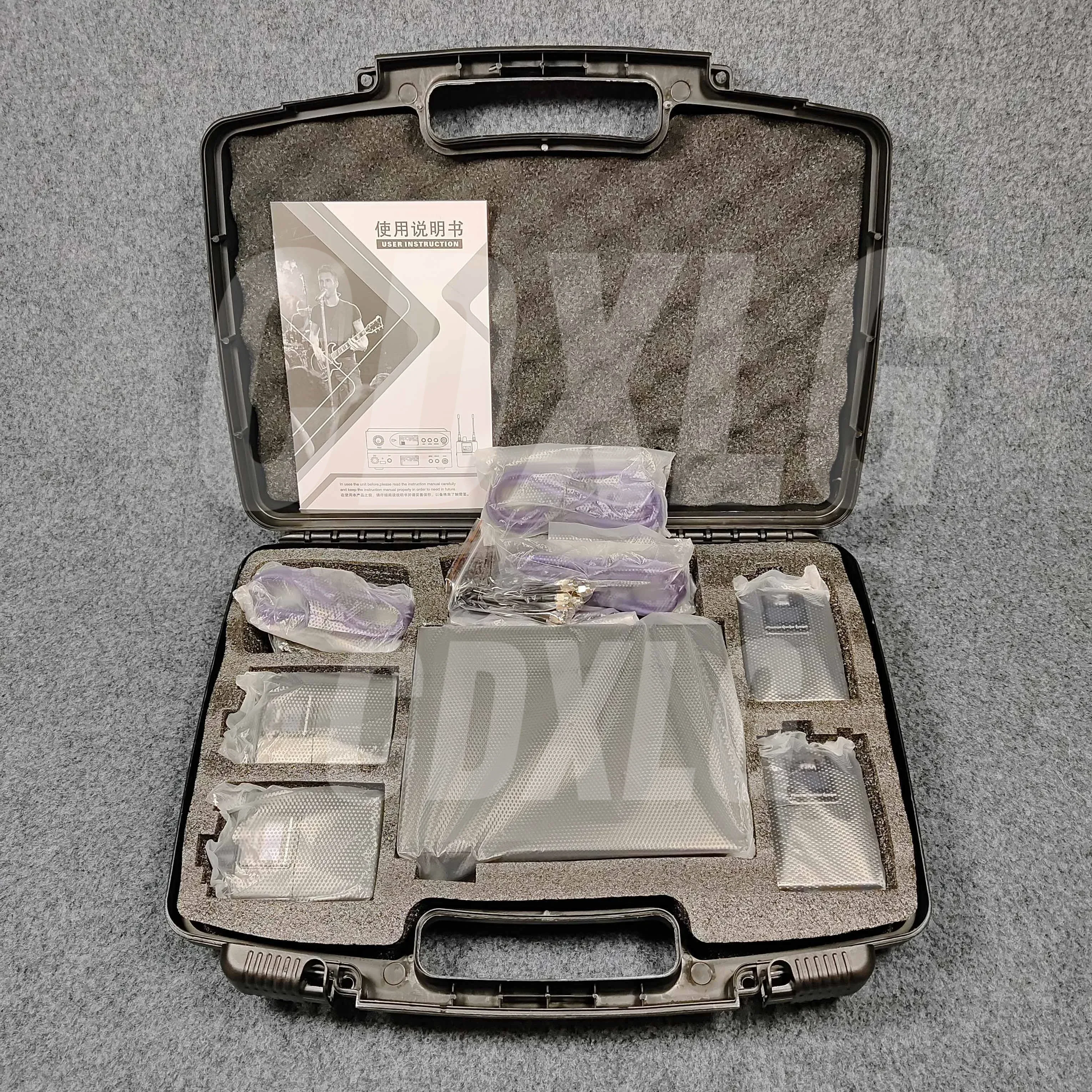 CDXLG PS 300 스테레오 무선 UHF 인이어 모니터링 시스템, 밴드용, 500MHz, 100mW, 24 비트 디지털 DSP 프로세서 오디오