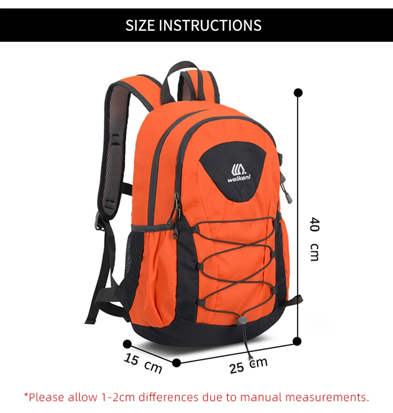 Description Picture 2 of itemMini Camping Backpack Travel Hiking Bag For Men Women Boy Girls Ultralight Outdoor Sport Camping Climbing Small Lightweight Bag