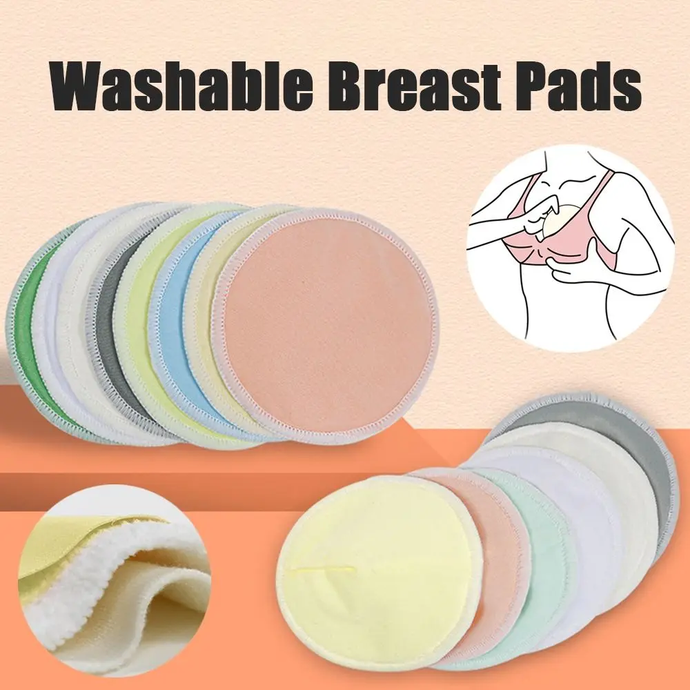 

Washable Reusable Nipple Pads Anti-Overflow Breathable Breastfeeding Pads Nursing Breast Pads Pregnant Women