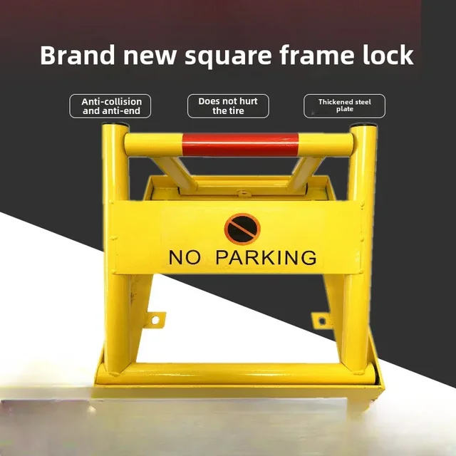 Increase Pressure Resistant Parking Lock Thicken Anti-collision Triangle  Parking Space Floor Lock Square Frame Lock 1