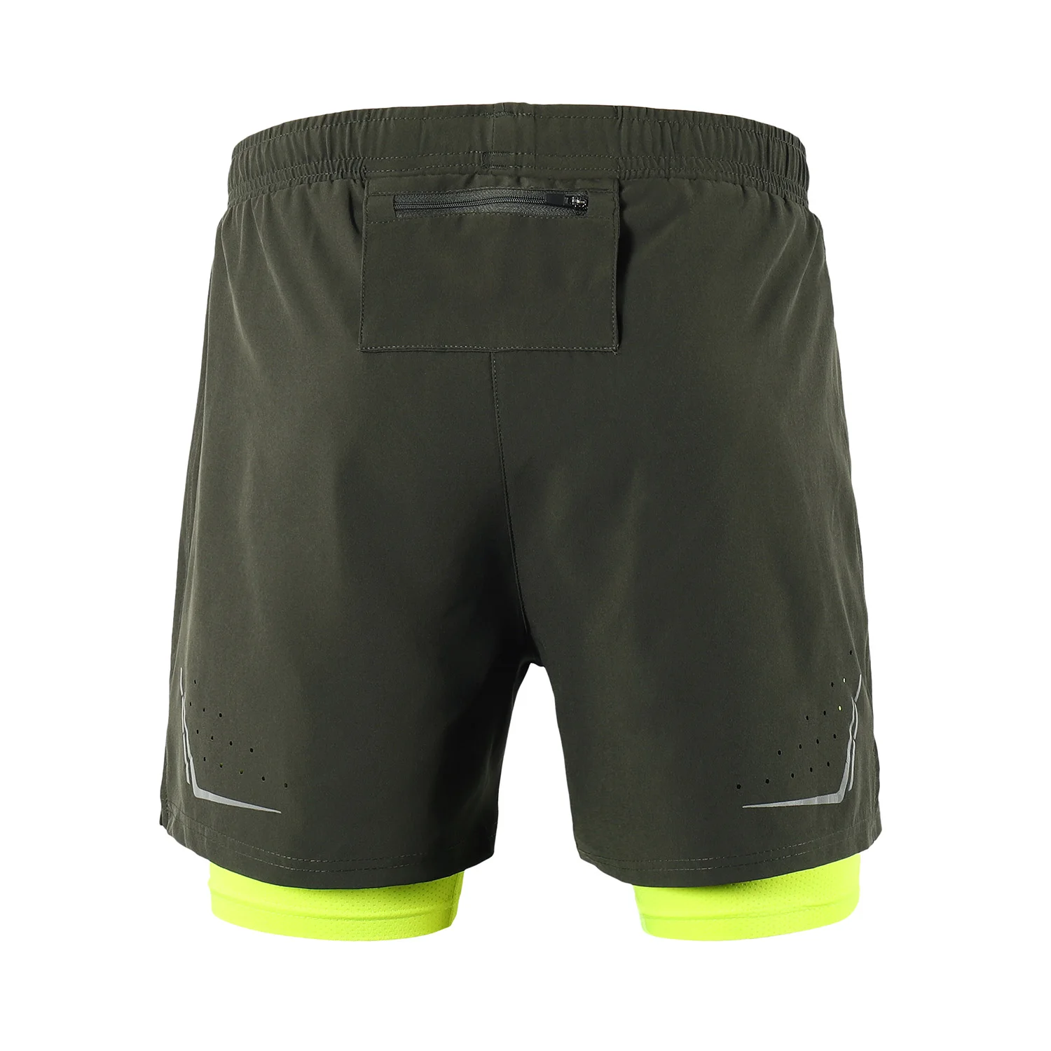 ARSUXEO Men's Running Shorts 2 In 1 Summer Gym Workout Training Outdoor Sports Jogging Quick Dry Running Short Breathable B192 2