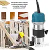 4000W Wood Electric Trimmer 45000r/min Woodworking Wood Milling Electric Hand Trimmer Wood Laminator Router Edge Joiners Set 2