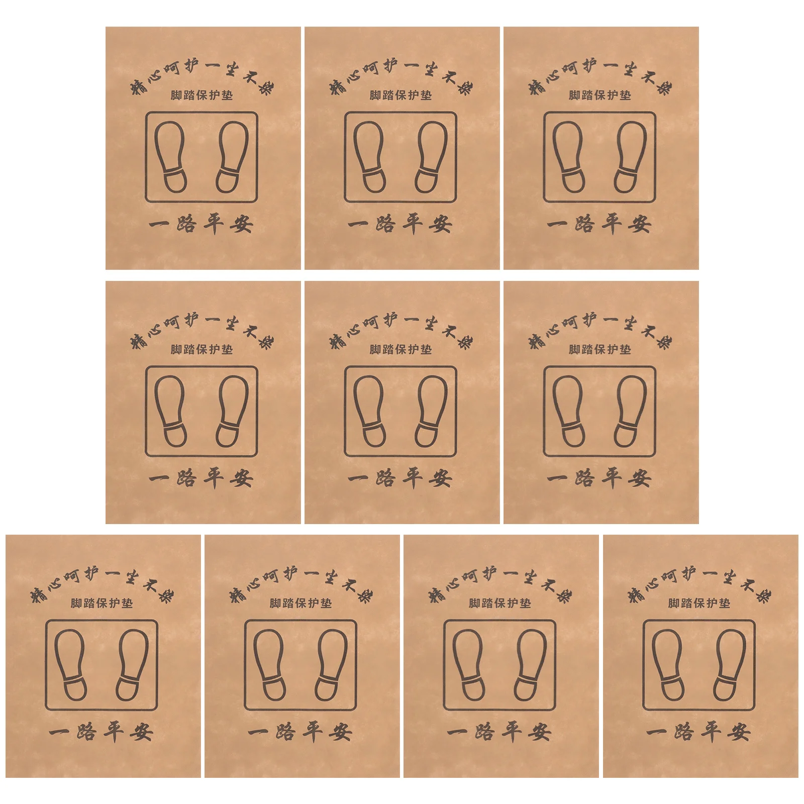 

50 Pcs Car Non-woven Floor Mat Paper Area Rugs Fabric Mats for Cars Automotive Carpet