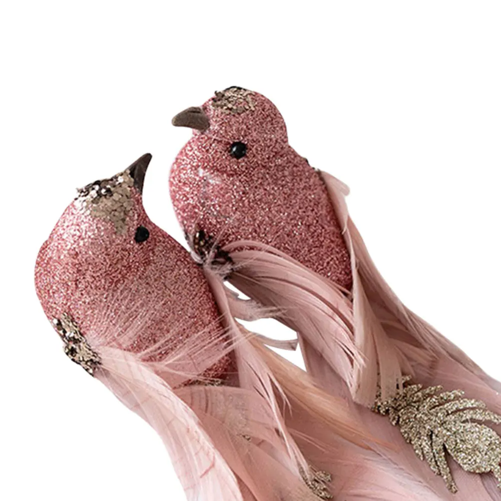 Foam Simulation Feather Bird Artificial Bird Christmas Tree Decoration Bird Christmas Tree Decor