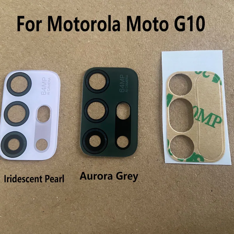 

Original For Motorola Moto G10 Back Camera Lens Glass Rear Camera Lens With Glue Adhesive Replacement