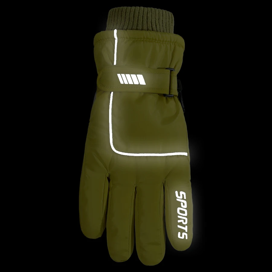 Winter Skiing Gloves Touch Screen Warm Camping Outdoor Sports Non-slip Gloves Windproof Cycling Gloves Men Women Fixed Size 4