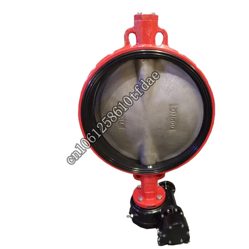 

DN600 PN10 WAFER BUTTERFLY VALVE WITH GEARBOX