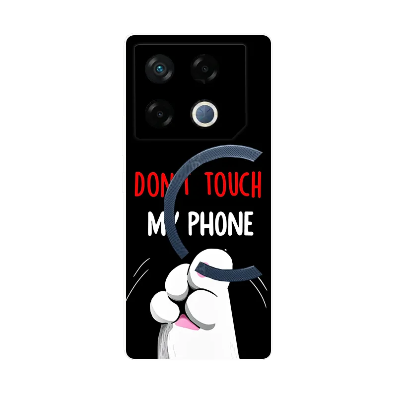 Funny Cute Silicone Soft Back Case with Shockproof Bumper - Infinix GT 20 Pro