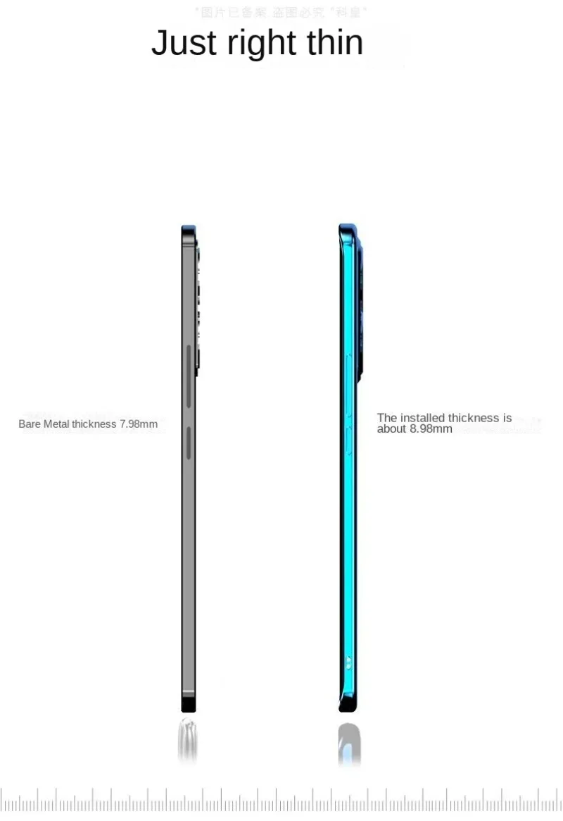 Ultra-Thin Electroplating Transparent Shockproof Silicone Case