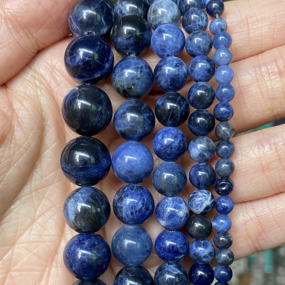 Natural Stone Beads Collection: Blue Chalcedony Crystal & Agate
