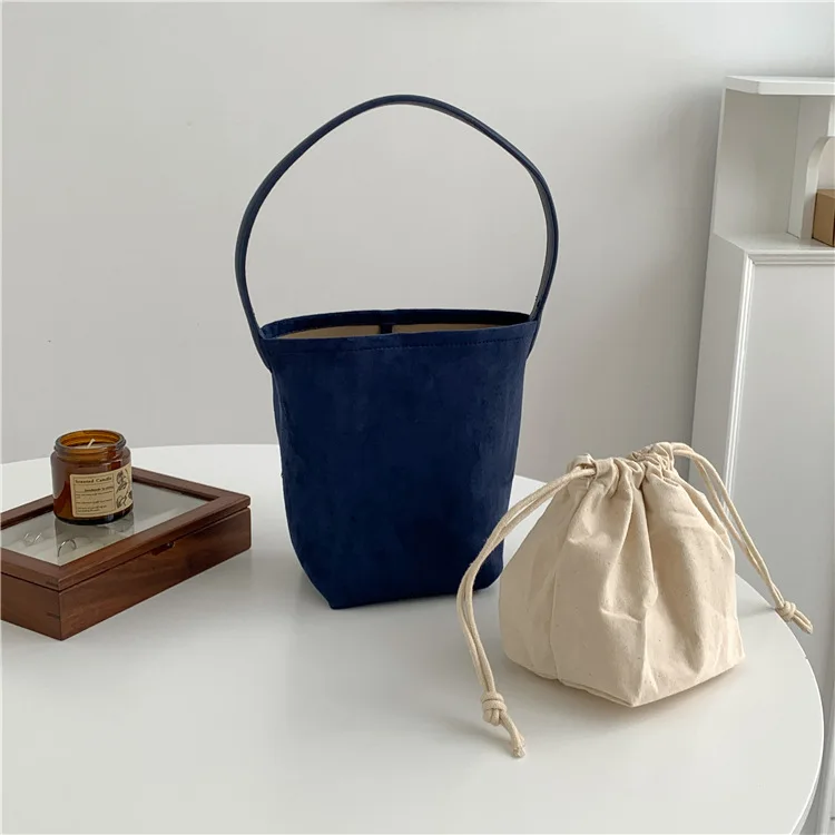 Small leather bag in NAVY BLUE. Crossbody or shoulder bag in GENUINE l –  Handmade suede bags by Good Times Barcelona