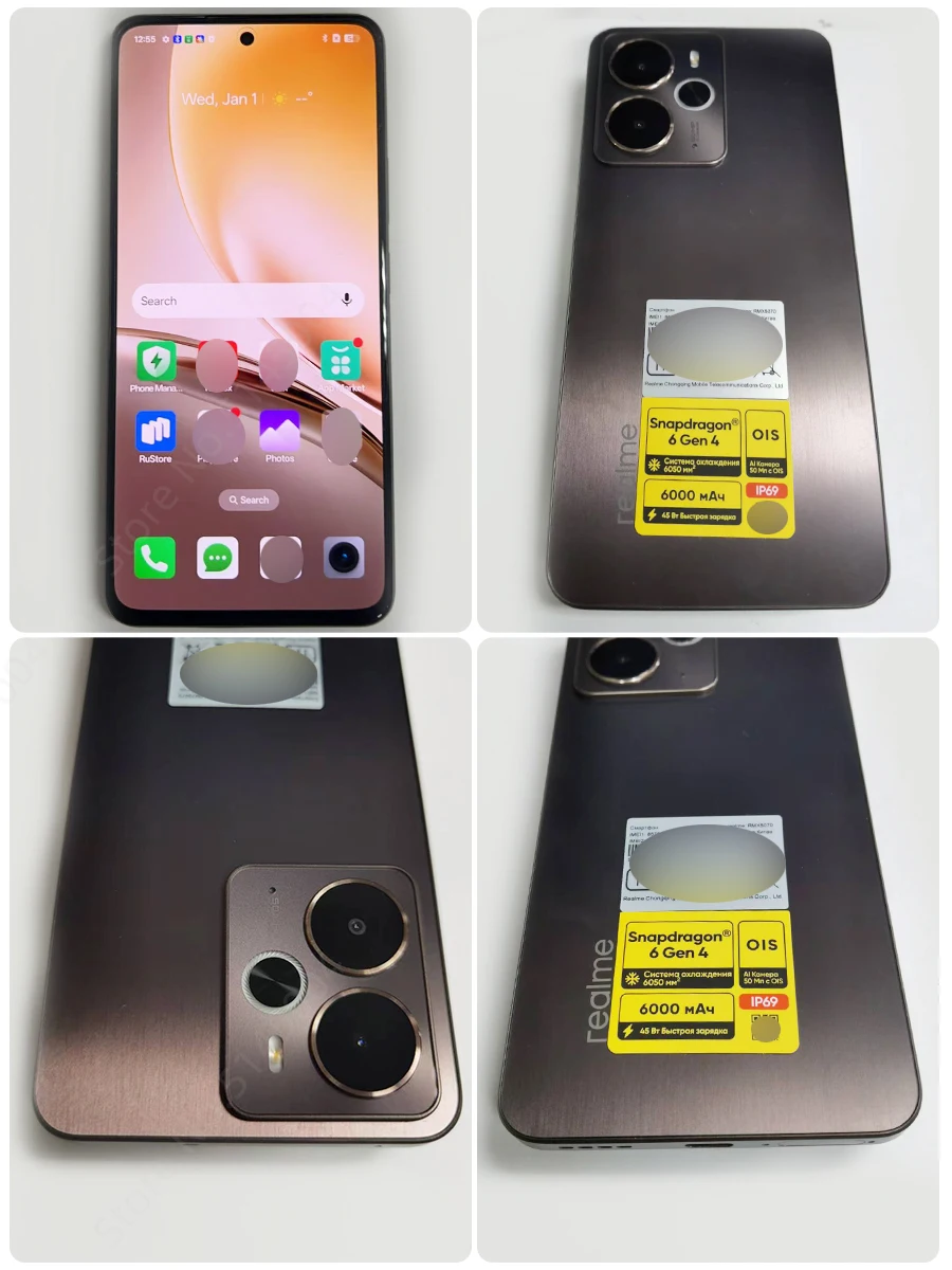 realme スマートフォン 6.74インチ AIカメラ ロシア版 realme 14 5G NFC Snapdragon 6 Gen 4 スマートフォン