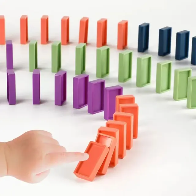 Domino Children’s Puzzle Building Blocks - Image 6