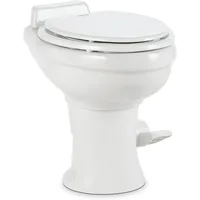 320 Series Standard Height Gravity RV Toilet with Elongated Ceramic Bowl 1