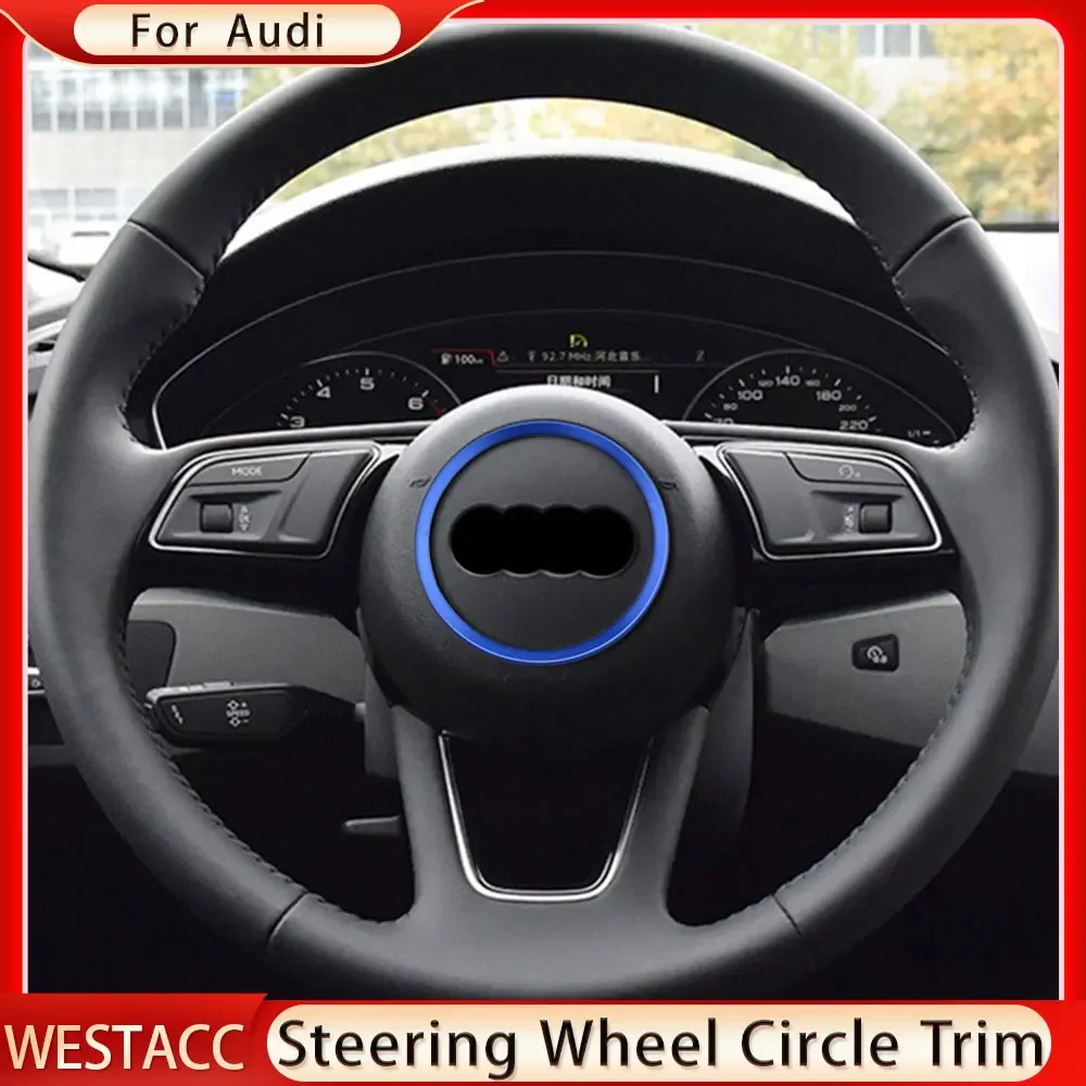 Car Inner Steering Wheel Hub Circle Decoration Cover Ring Trim