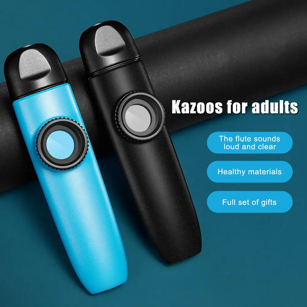 

Metal Kazoo Lightweight Portable For Beginner Flute Instrument Music Lovers Woodwind Instrument Simple Design Lightweight K Q3u7