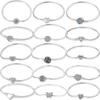 925 Sterling Silver Heart Clasp Snake Chain Bracelet Soft Sparkling Zircon Charm Bracelet for Women Jewelry DIY Accessories Gift