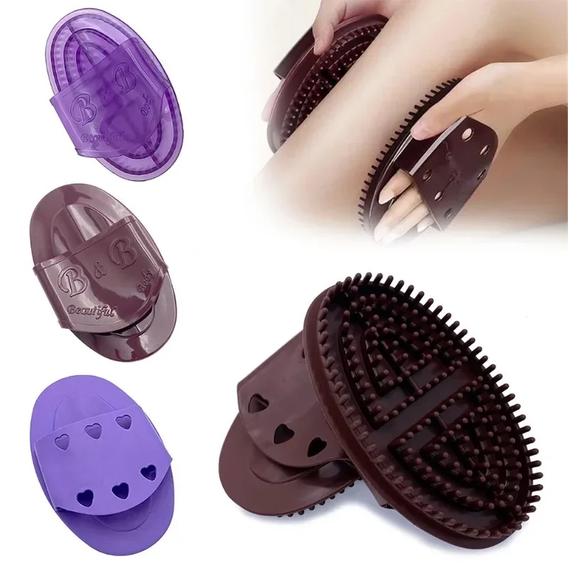 2Pcs Portable Body Massage Brush Meridians Brush Soft Cellulite Massage Comb Body Massager for Body Shoulders Legs Calves