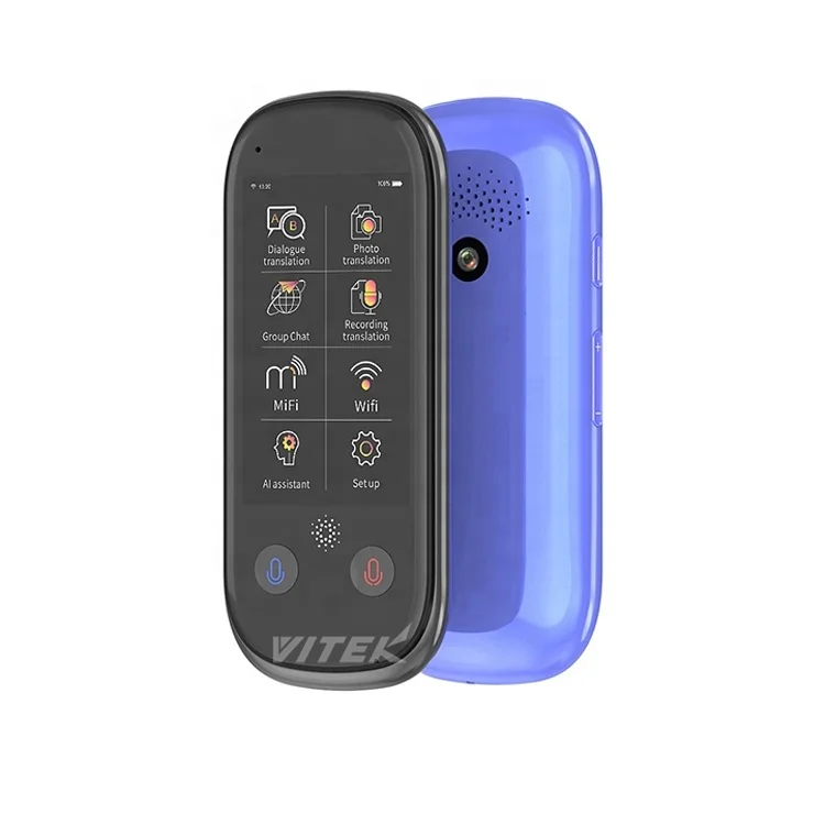 

3.0TFT Touchable Screen Electronic 4G SIM Card Translator Machine 75 Language Portable Instant Voice Device