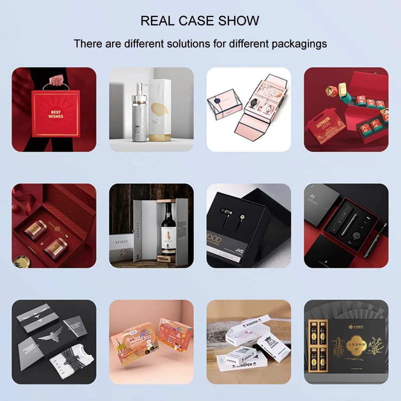 200PCS Custom Design Magnetic Gift Boxes, Luxury Cardboard Paper Packaging Boxes with P... - SKU MGB02249 - UGI Packaging