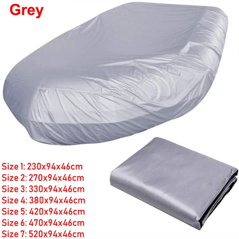 Universal Kayak Cover Oxford Boat Cover Waterproof UV Resistant Kayak Dustproof Boat Canoe Storage 520X94X46cm boat cover