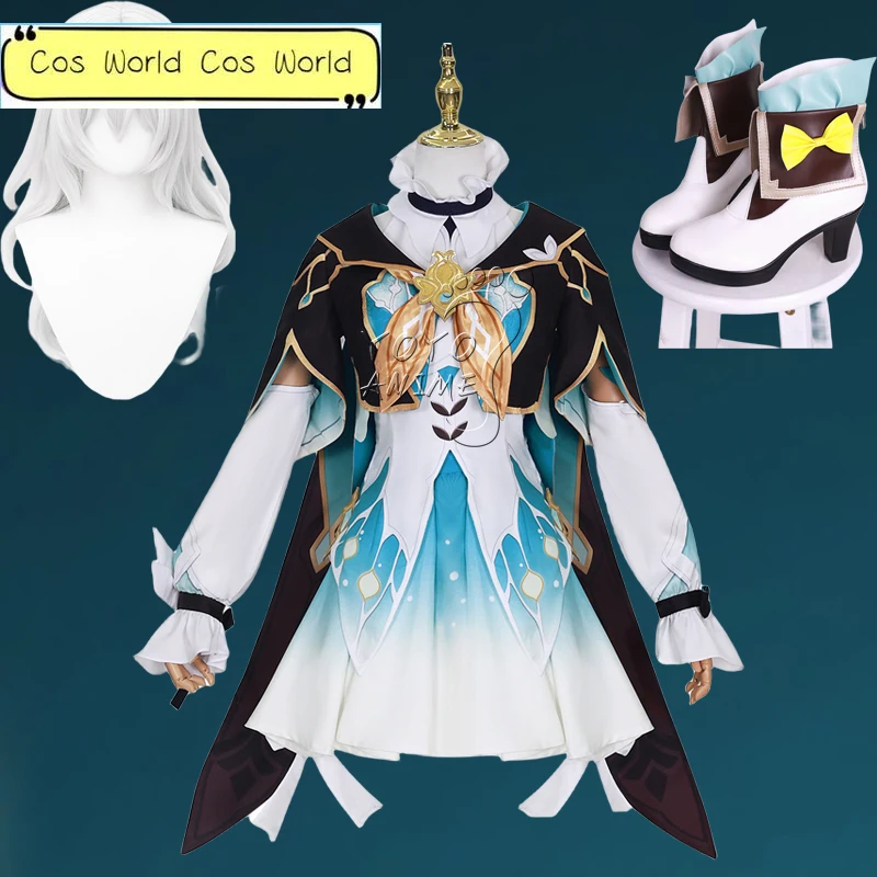 

honkai Star Rail Firefly Cosplay Costume Full Set Suits Uniform Firefly Cosplay Wig Shoes Costume