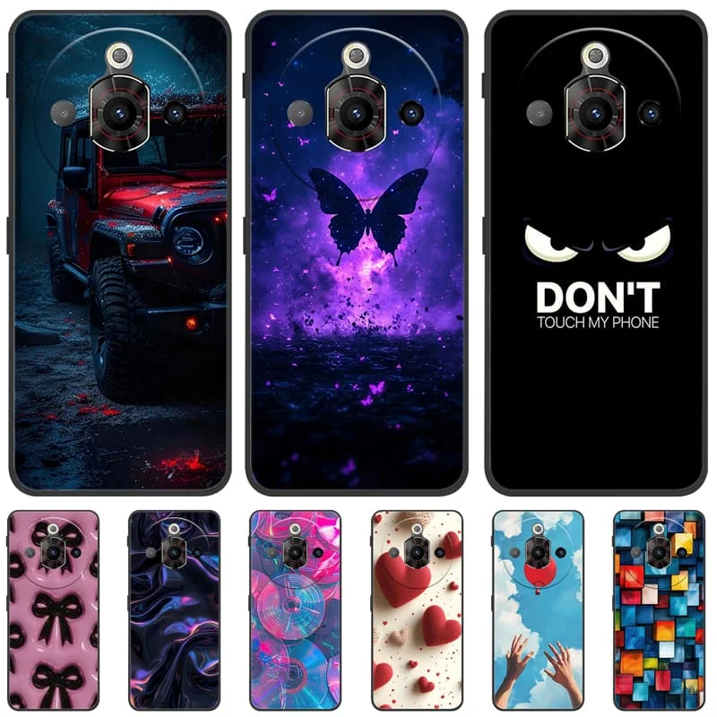 Cute Fashion Black Silicone Soft Phone Case - Shockproof Back Cover Shell
