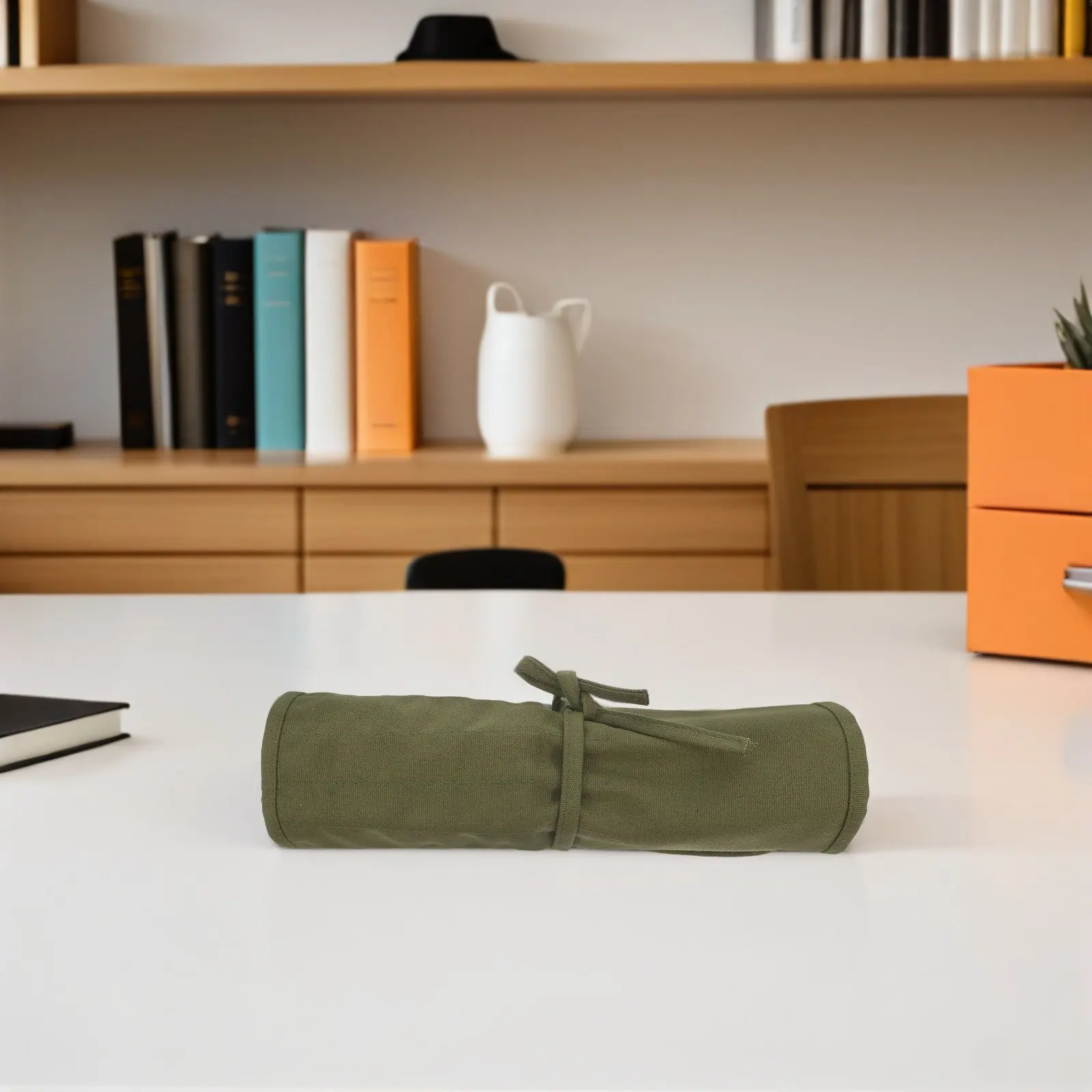 2Pcs 아티스트 브러쉬 롤 케이스 22 슬롯 접이식 캔버스 페인팅 가방 여행용 페인팅 용품 보관 브러쉬 보호 주최자