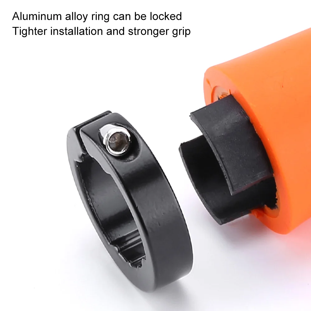 Description Picture 4 of item2PCS Non-slip Mountain Bike Handlebar Grip Soft Rubber MTB Grips Anti-skid Comfortable Lockable Bicycle Grips Bike Parts