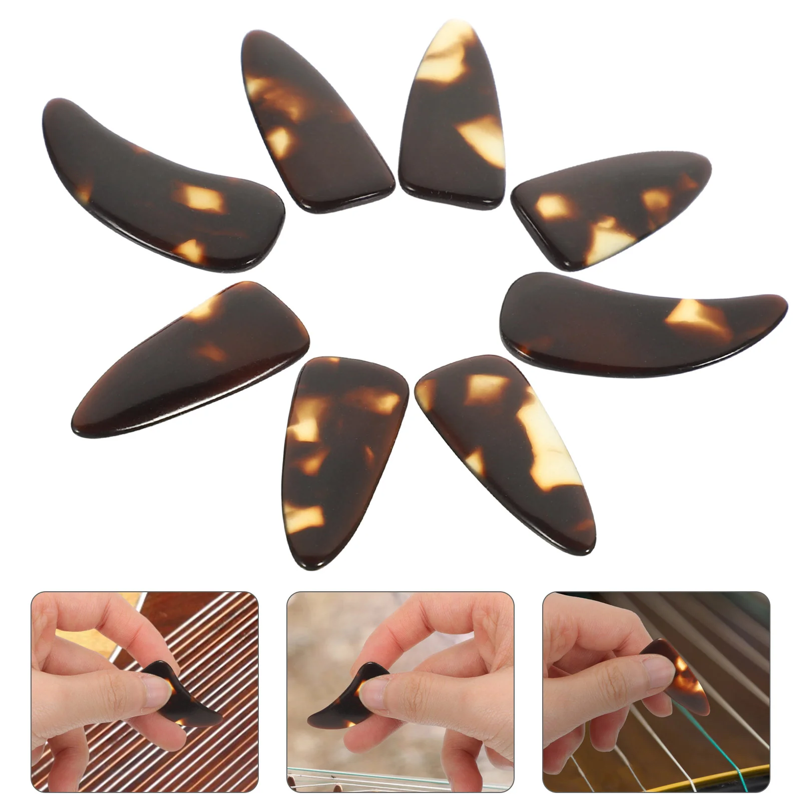 

1 Set Guzheng Playing Fake Nails Guzheng Practice Nail Picks Finger Picks