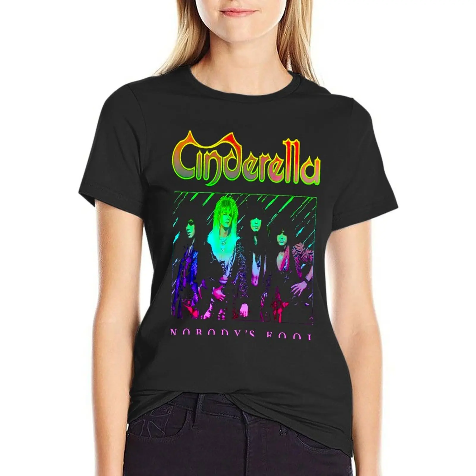 cinderella JKN9 - cinderella band | #1 classic T-Shirt summer tops summer top cute tops tops for Women