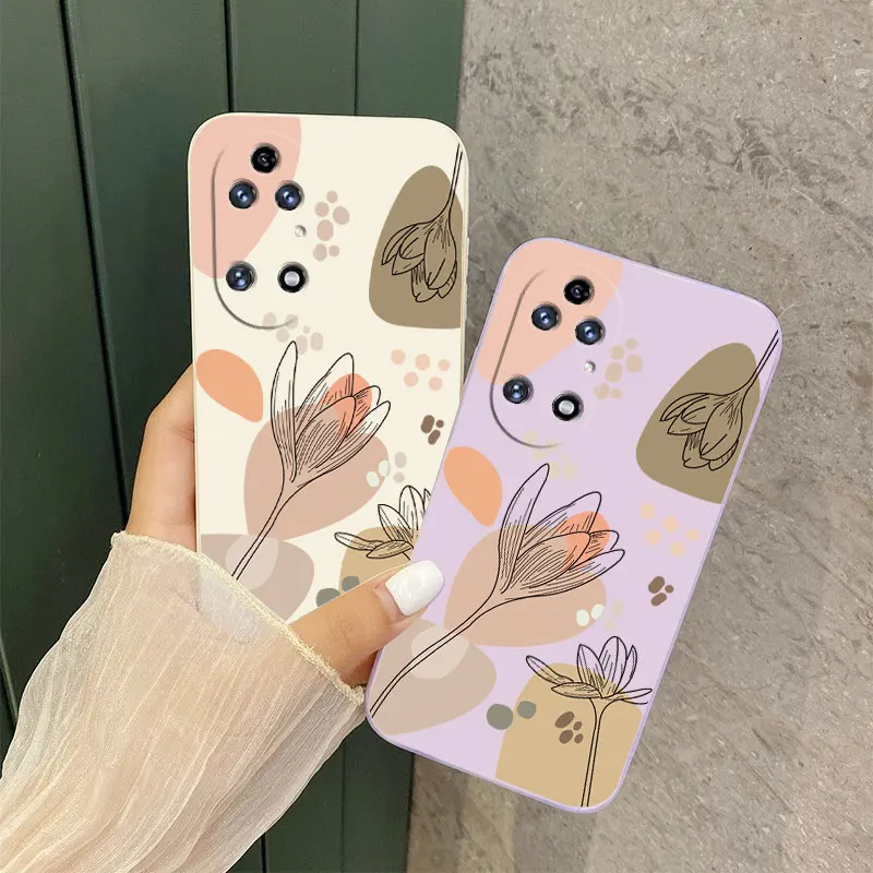 Floral Artistic Line Design Phone Case