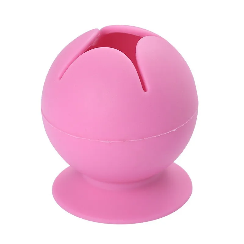 Silicone Parts Organizer Handmade Suction Cup Waste Collector Anti-slip Anti-fall Storage Bin for Handcraft Accessories