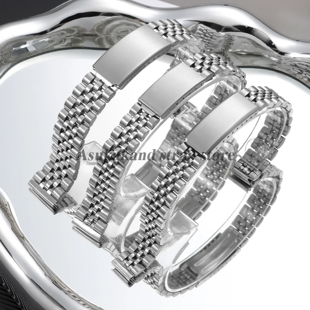 Elegant Stainless Steel Watch Strap - Universal Sports Bracelet