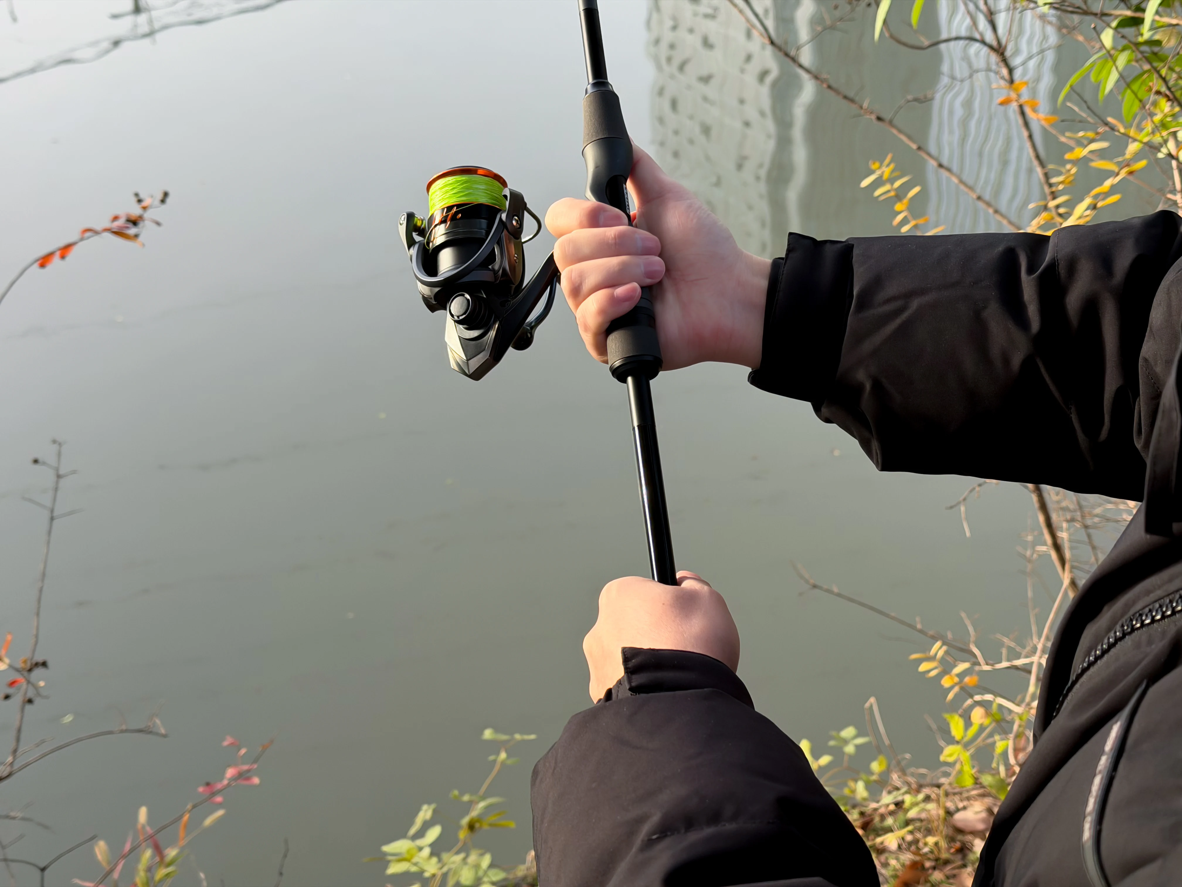 Cylius Tusking Pro Allzweck-Angelrute, leicht, fortschrittlich, aus Kohlefaser, ergonomischer Rollensitz, empfindliche Spitze, Spinn-Angelrute – Detail 7