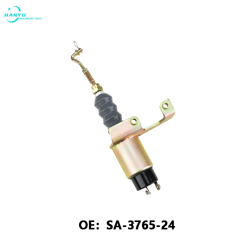 

New High-quality Diesel Engine Parts SA-3765-24 Flameout Solenoid Valve Fuel stop closes solenoid valve 24V