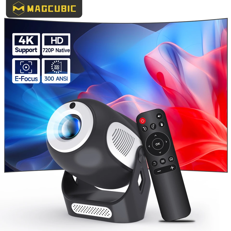 Magcubic HY300 X 4K Android 11 Projector with Electric Focus