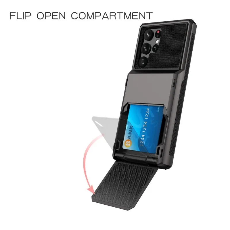 Premium Flip Wallet Phone Case with Card Holder - Elegant and Functional Design