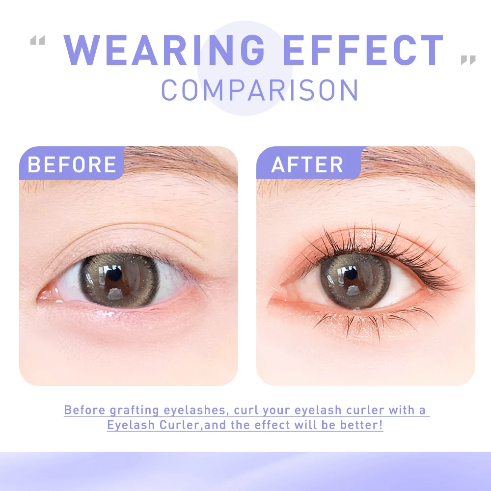 9 Rows DIY A M Shape Spikes Cluster Eyelash Fish Tail Heat Bonded Lashes Extension Premade Fan Korean Russian Self Grafting Set fake eyelashes lash extension kit eyelash set