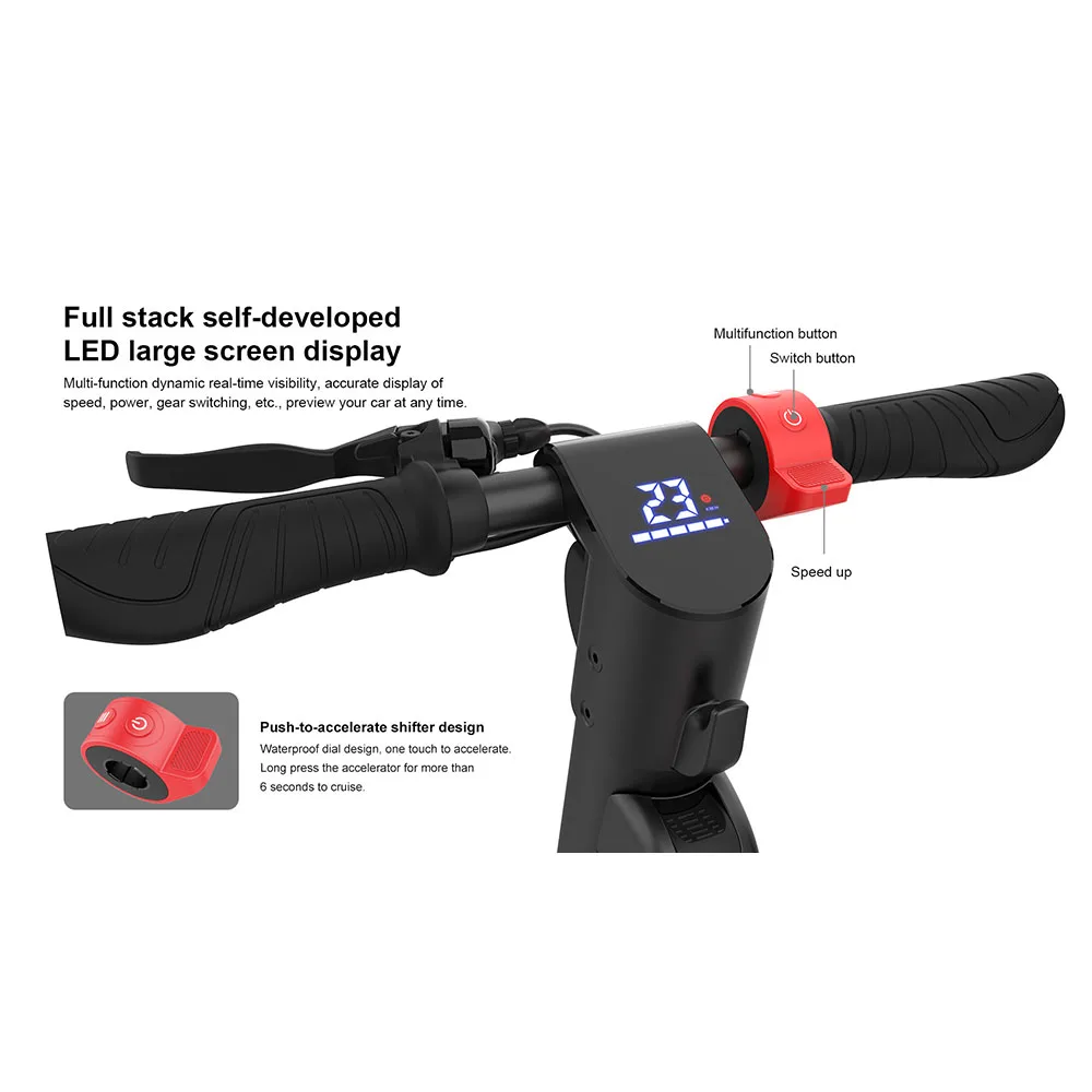 Electric Scooter 13AH 450W 35KM/H Foldable 10 Inch Smart For Adults electric scooter