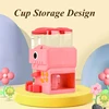 Mini Dual Water Dispenser Kitchen Toys Realistic Miniature Water Juice Drinking Fountain Pretend Play Funny Toys for Boys Girls 4