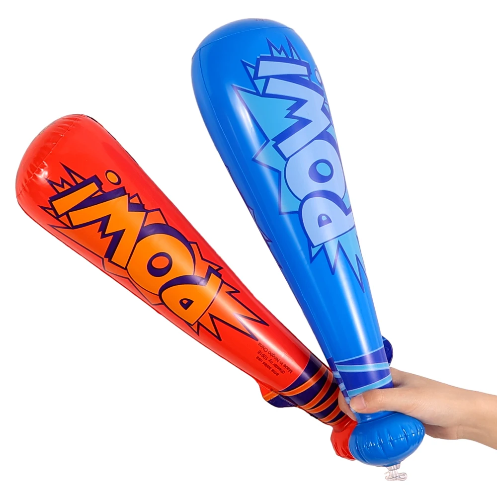 Inflatable Baseball Bats Oversized Inflatable Balloon Toy Bat Carnival Party Supplies Kids Birthday Gifts Pool Water Game Toy 2