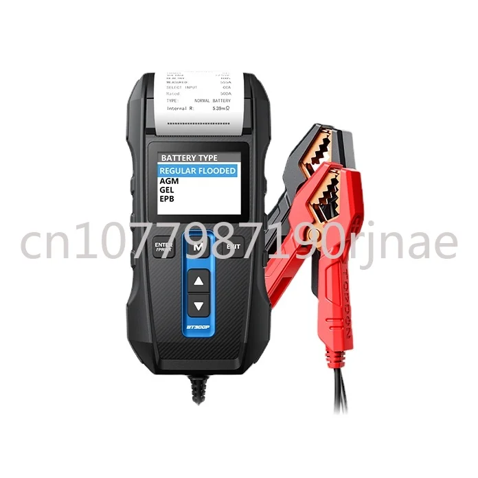 

Lead Acid Flooded AGM GEL EFB Vehicles 12V 24V Automotive Car Battery Tester With Printer Analyzer