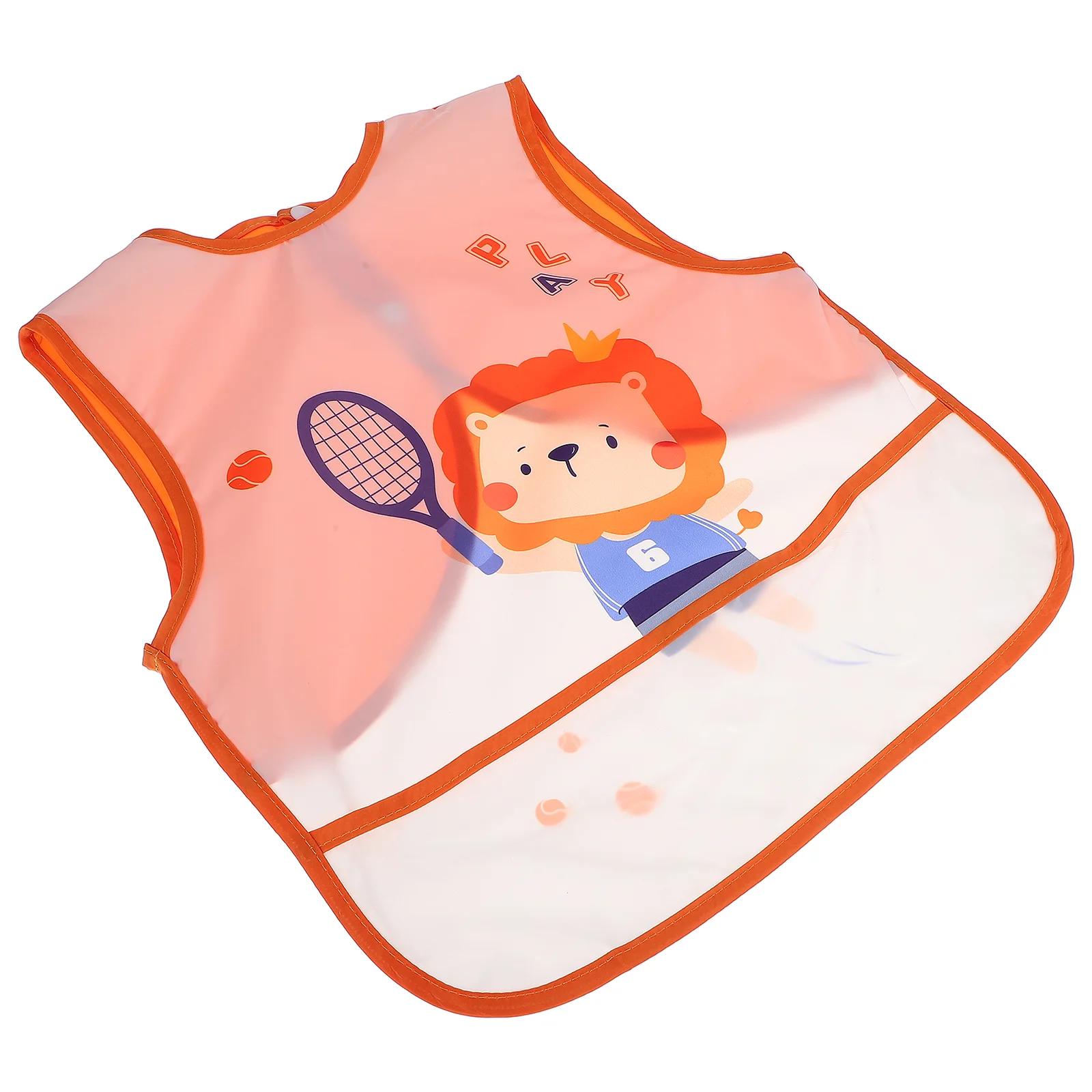 

Baby Bibs Children's Sleeveless Cartoon Toddler Feeding Infant Dribble Summer Overalls Waterproof Clothes Newborn Men and Women