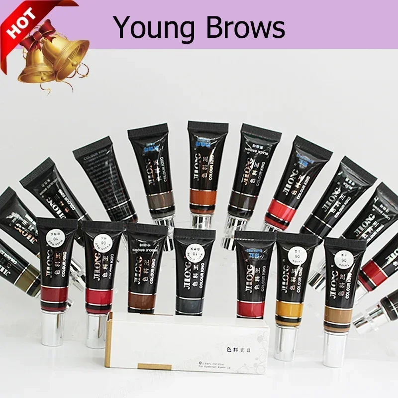 15ml Professional Permanent Makeup Tattoo ink Make up Pigement for Eyebrow or Lip Microblading Tattoo Machine Color Pigment
