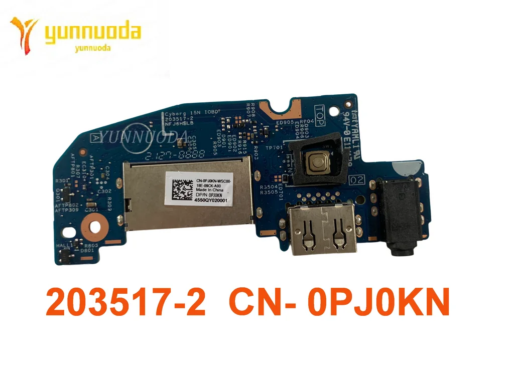 

Оригинал для DELL Inspiron 5518 5510 5515 USB коннектор аудио SD кардридер 203517-2 CN- 0PJ0KN протестирован хорошая бесплатная доставка