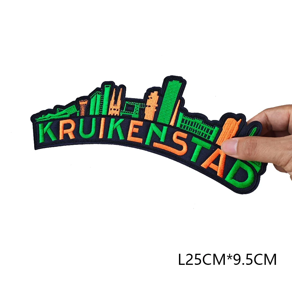 Carnival Kruikenstad Emblem Iron-On Embroidered Patch Badge
