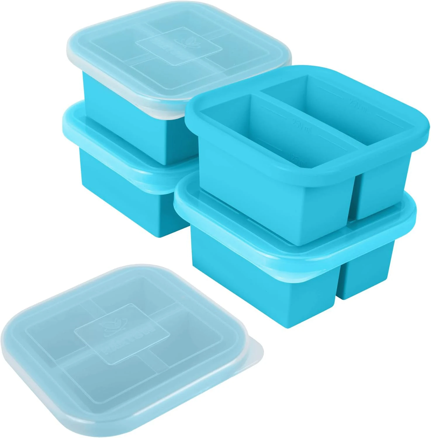 Vassoio in silicone per congelatore con coperchio - Stampi per