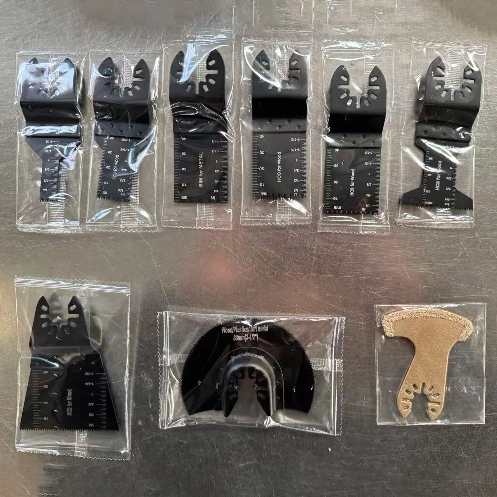 Bi-metal Oscillating Tool Multi-function tool saw blades 6/9pcs wood/metal/plastic/tail cutting