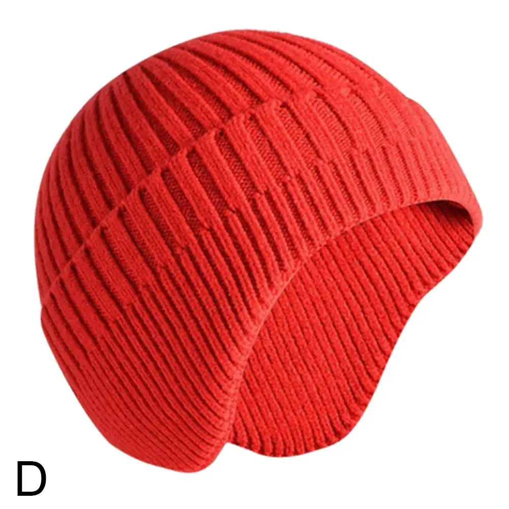 Nachahmung Kaninchen Samt Männer Frauen Unisex Winter Hut Gestrickte Woolen Beani Hut Ohrenschützer Gehörschutz Warme Thermische Radfahren Ski Cap – Detail 23